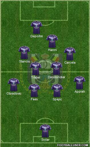 RSC Anderlecht Formation 2017
