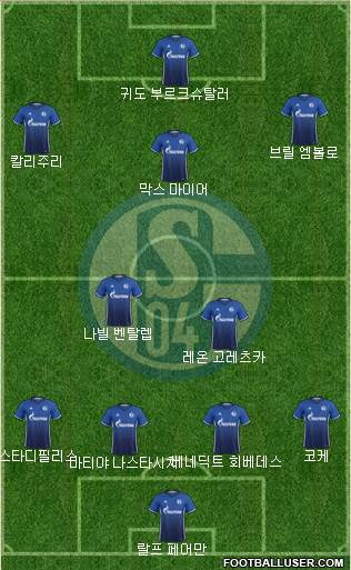 FC Schalke 04 Formation 2017