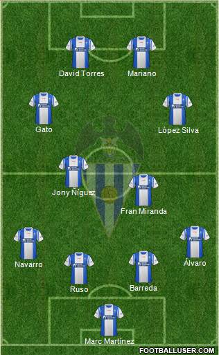C.D. Alcoyano Formation 2017