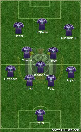 RSC Anderlecht Formation 2017