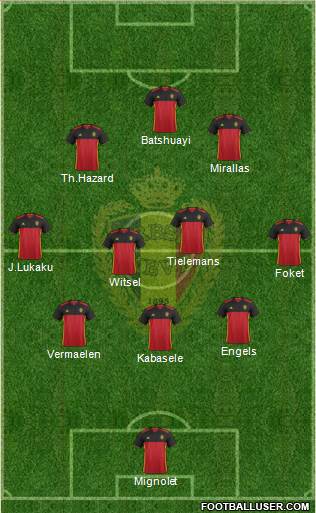 Belgium Formation 2017