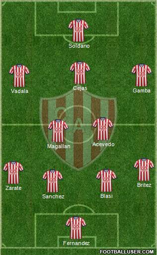 Unión de Santa Fe Formation 2017