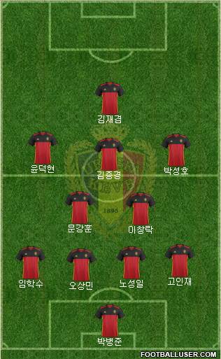 Belgium Formation 2017