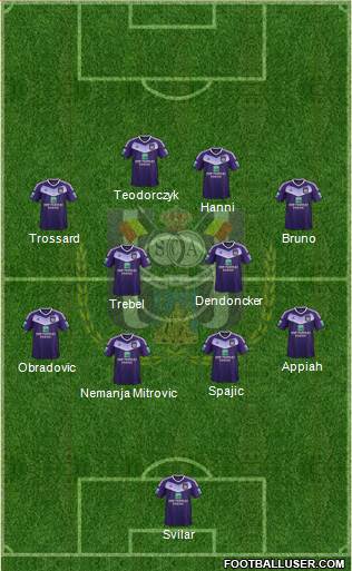 RSC Anderlecht Formation 2017