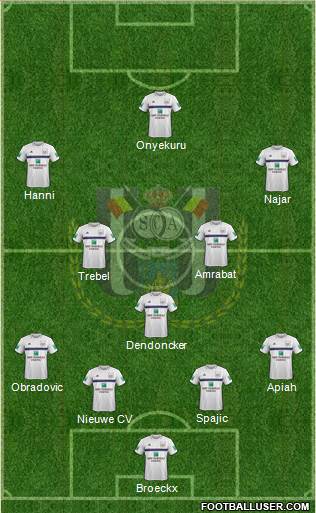 RSC Anderlecht Formation 2017