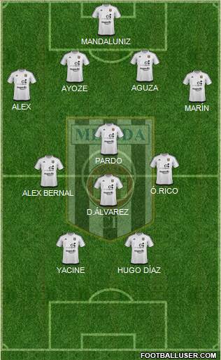 U.D. Mérida Formation 2017