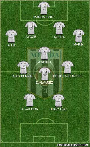 U.D. Mérida Formation 2017