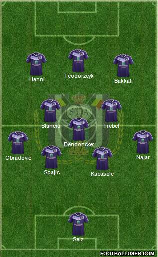 RSC Anderlecht Formation 2017