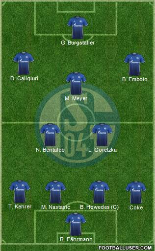 FC Schalke 04 Formation 2017