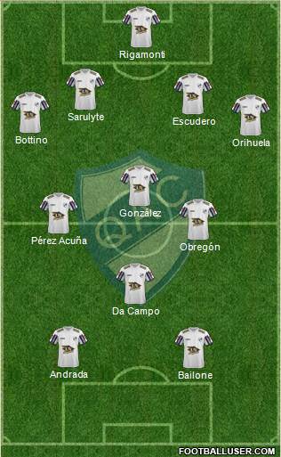 Quilmes football formation