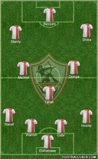 Zamalek Sporting Club football formation