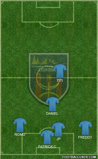 Chabab Aurès Batna 4-4-2 football formation