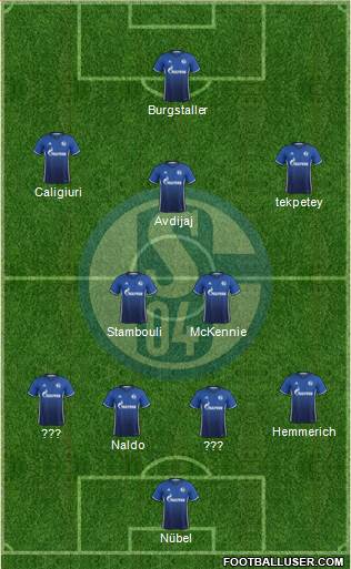 FC Schalke 04 Formation 2017