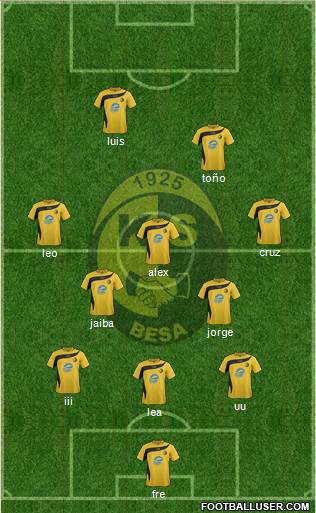 KS Besa Kavajë Formation 2017
