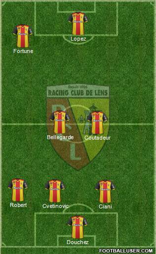 Racing Club de Lens Formation 2017