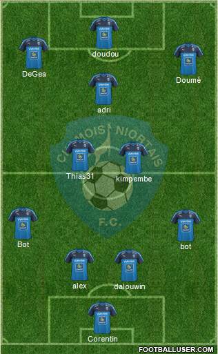 Chamois Niortais Football Club Formation 2017