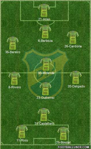 Defensa y Justicia Formation 2017
