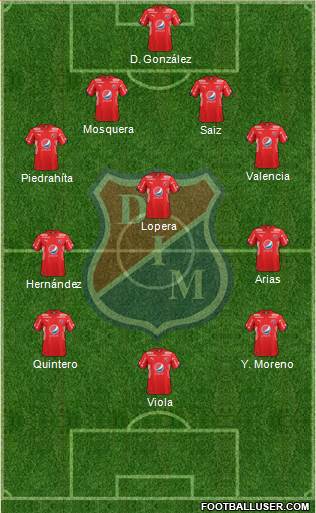 CD Independiente Medellín Formation 2017