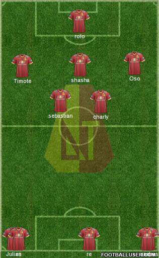 CC Deportes Tolima Formation 2017
