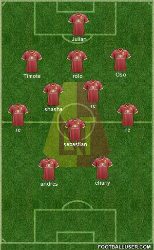 CC Deportes Tolima Formation 2017