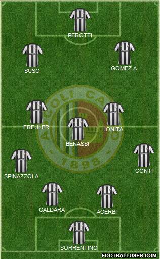 Ascoli football formation