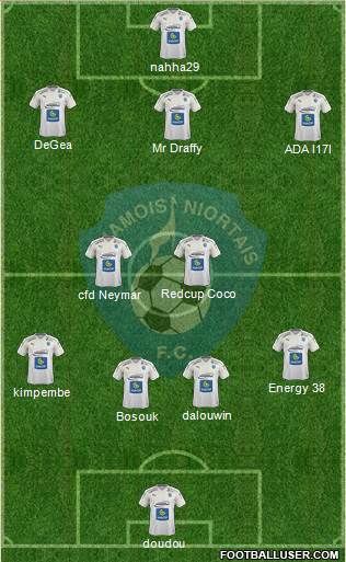 Chamois Niortais Football Club Formation 2017
