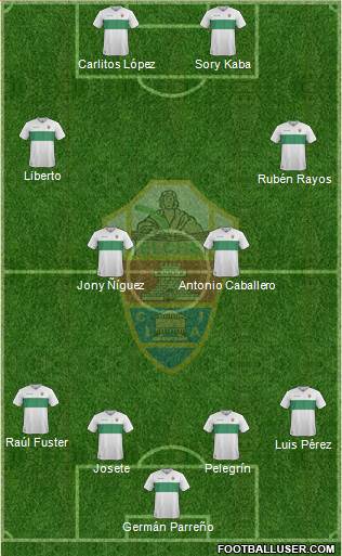 Elche C.F., S.A.D. Formation 2017
