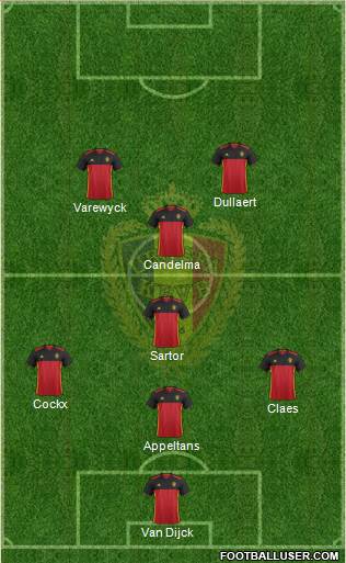 Belgium Formation 2017