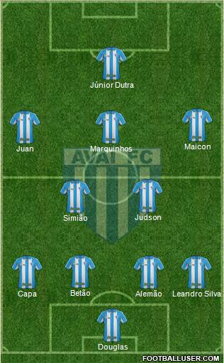 Avaí FC Formation 2017