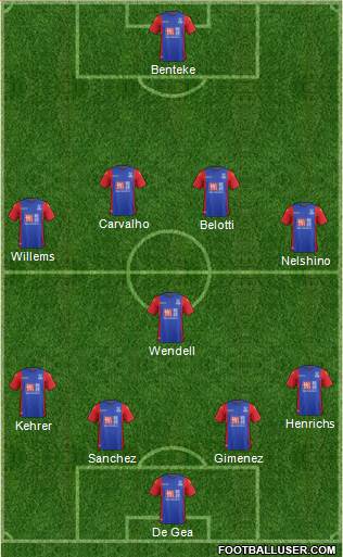 Crystal Palace Formation 2017
