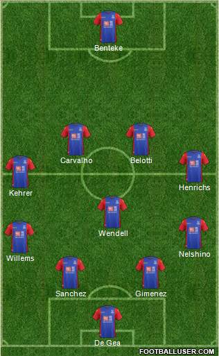 Crystal Palace Formation 2017