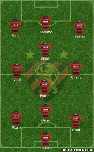 Sport C Recife football formation