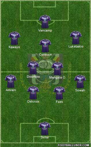 RSC Anderlecht Formation 2017