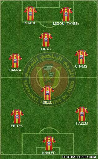 Espérance Sportive de Tunis football formation