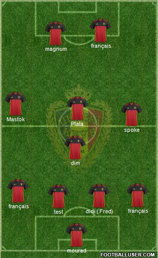 Belgium Formation 2017