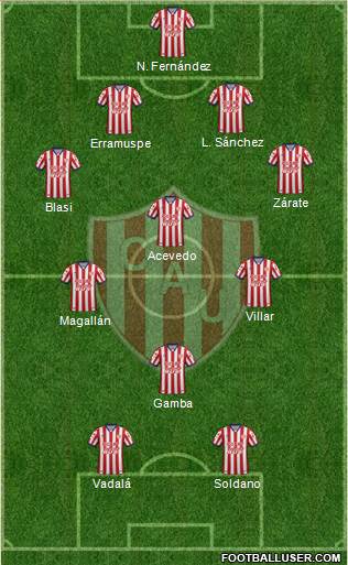 Unión de Santa Fe Formation 2017