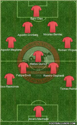 Defensores de Belgrano Formation 2017