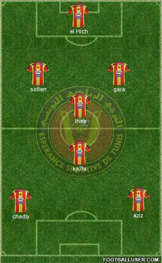 Espérance Sportive de Tunis football formation