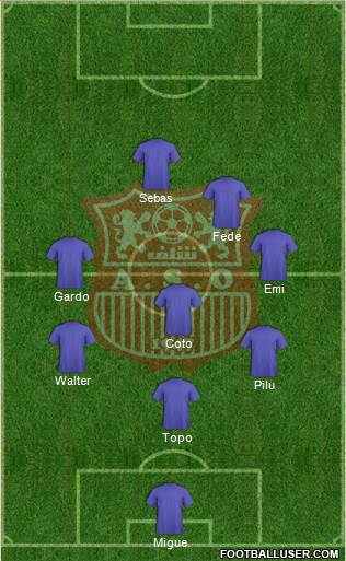 Amel Saad Olympic Chlef football formation