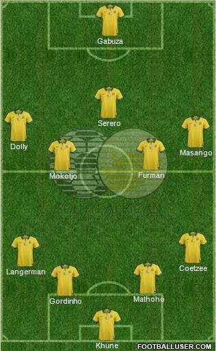 South Africa football formation