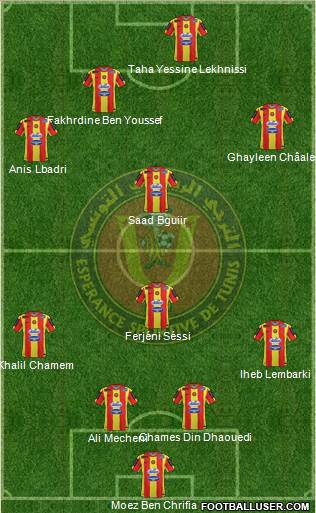 Espérance Sportive de Tunis football formation