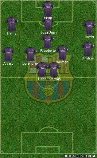 F.C. Barcelona Formation 2017