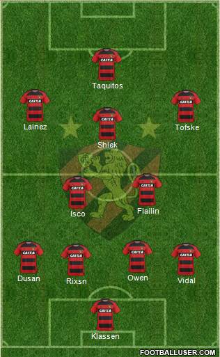 Sport C Recife football formation