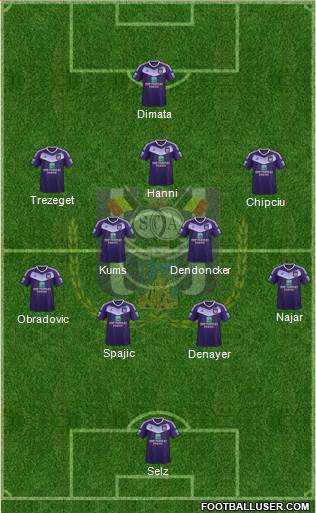 RSC Anderlecht Formation 2017
