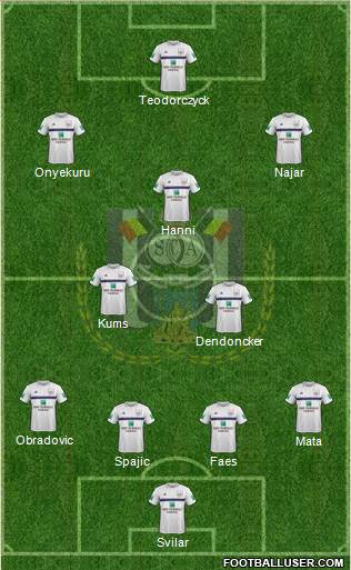 RSC Anderlecht Formation 2017