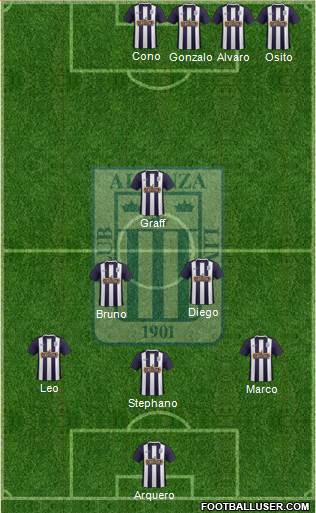 C Alianza Lima Formation 2017
