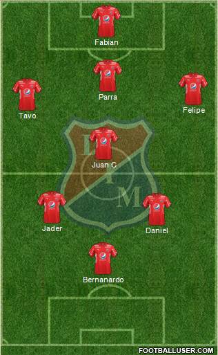 CD Independiente Medellín Formation 2017