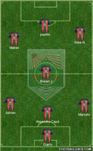 Rampla Juniors Fútbol Club Formation 2017