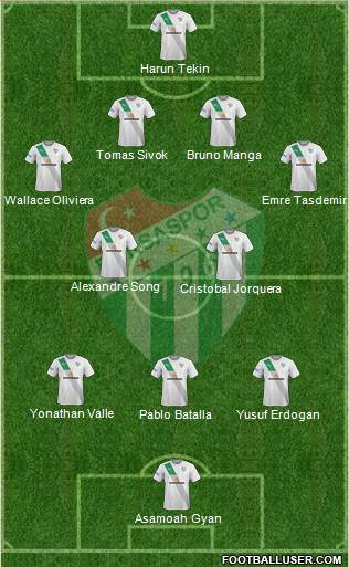 Bursaspor Formation 2017