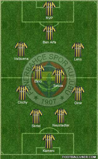 Fenerbahçe SK Formation 2017